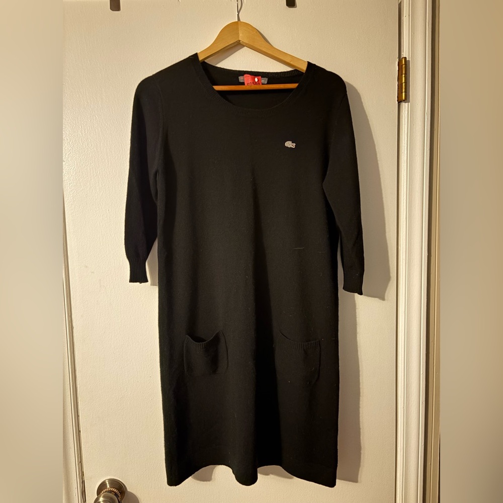 LACOSTE cashmere sweater dress